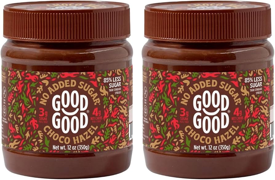 Amazon.com : GOOD GOOD No Added Sugar Belgian Choco Hazel Spread