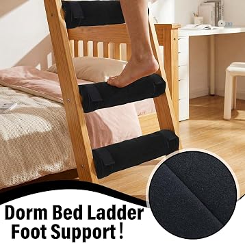 4 Pcs Dorm Bunk Bed Ladder, College Dorm Bunk Bed Step Pad