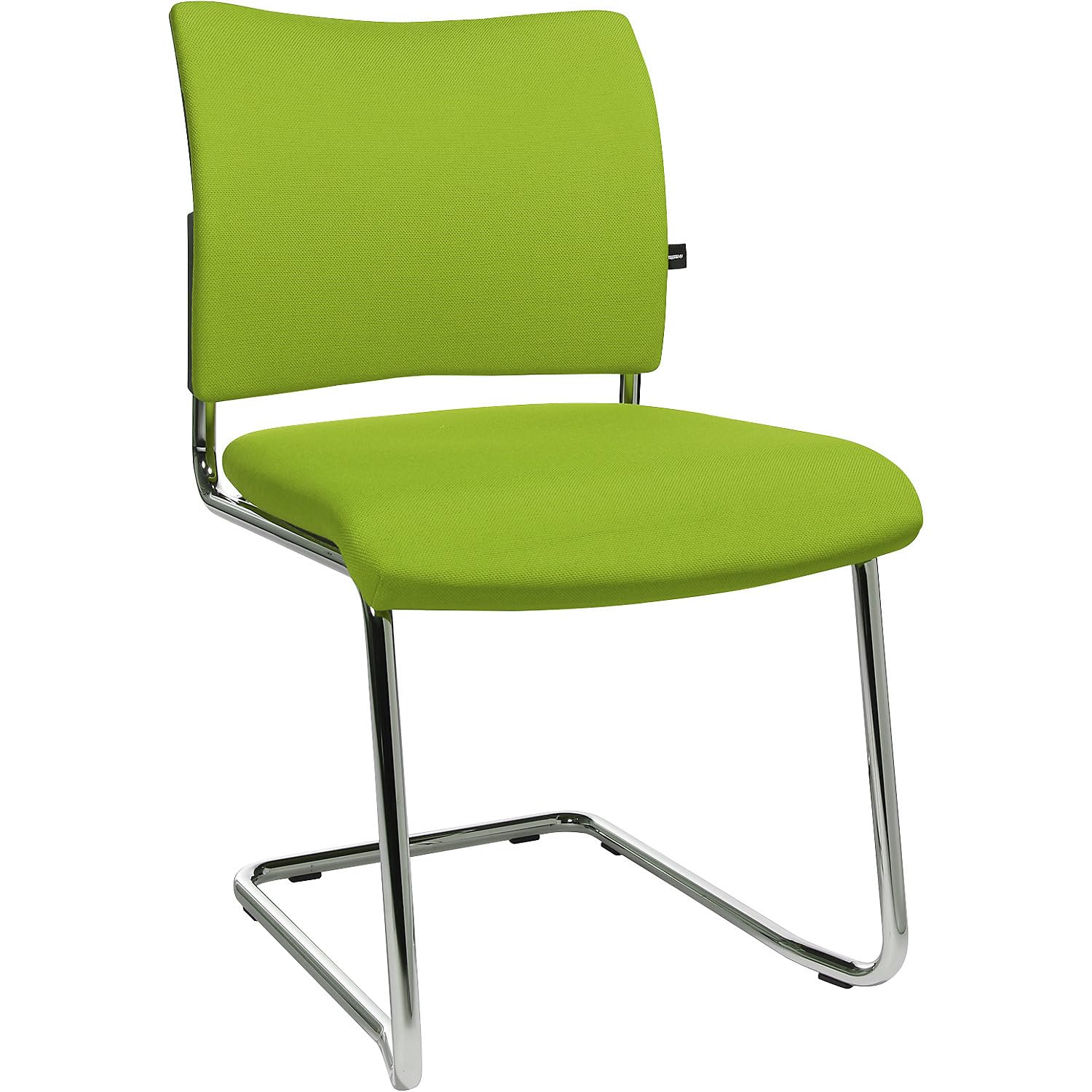 TOPSTAR | Besucherstuhl | stapelbar | Chrom | gepolstert | 480 x 450 x 450