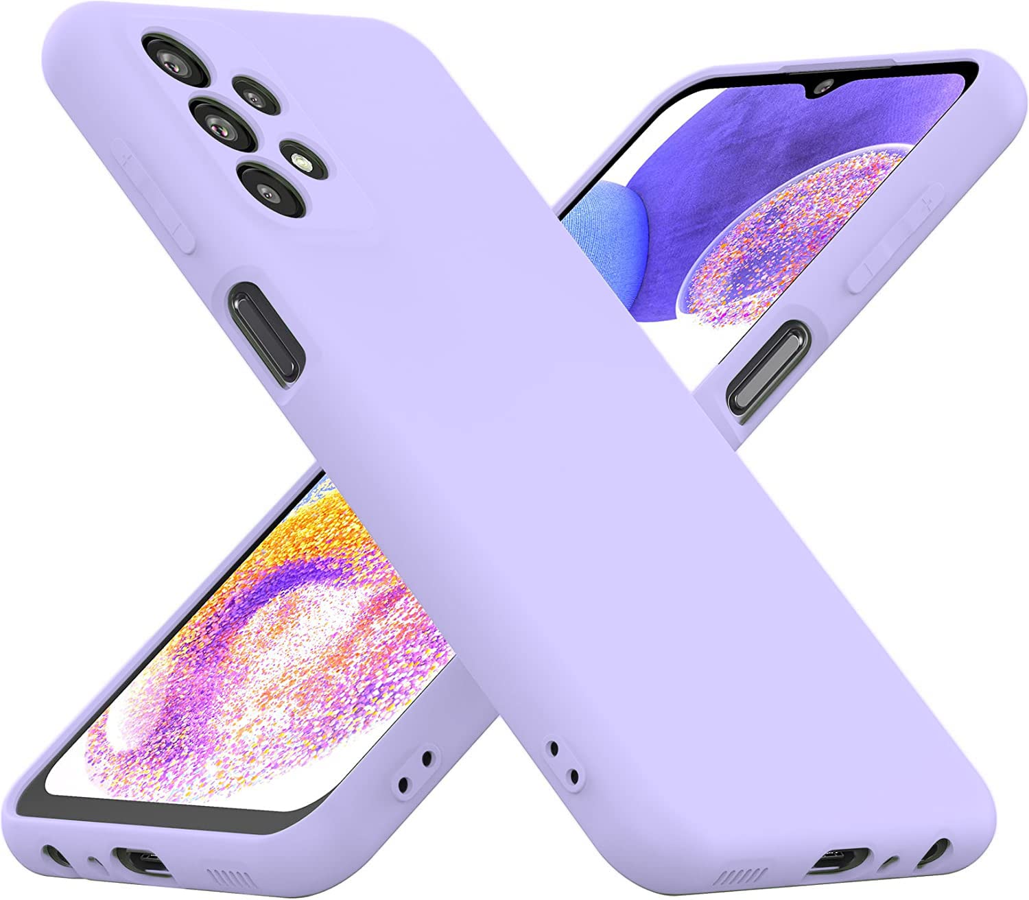 LOXXO® Microfiber Candy Case Compatible for Samsung Galaxy A13 4G Shockproof Slim Back Cover Liquid Silicone Bumper Camera Protective Phone Cover (Purple) (B0BN18N84K) Amazon Price History, Amazon Price Tracker