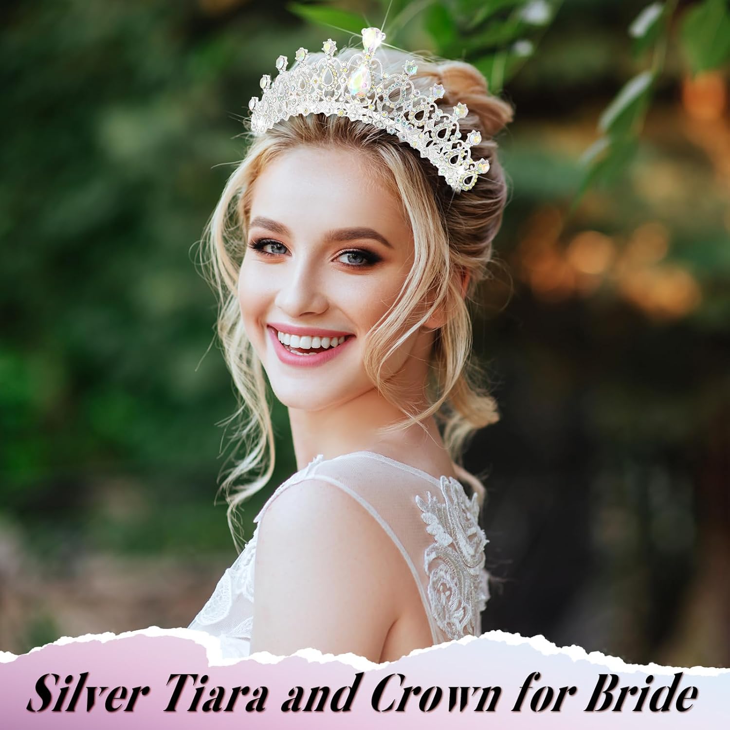 12 Pcs Crystal Tiara and Princess Crown with Comb Crown Rhinestone Women Tiara Headpiece Queen Hair Accessories for Party Wedding Prom Halloween Cosplay Costume