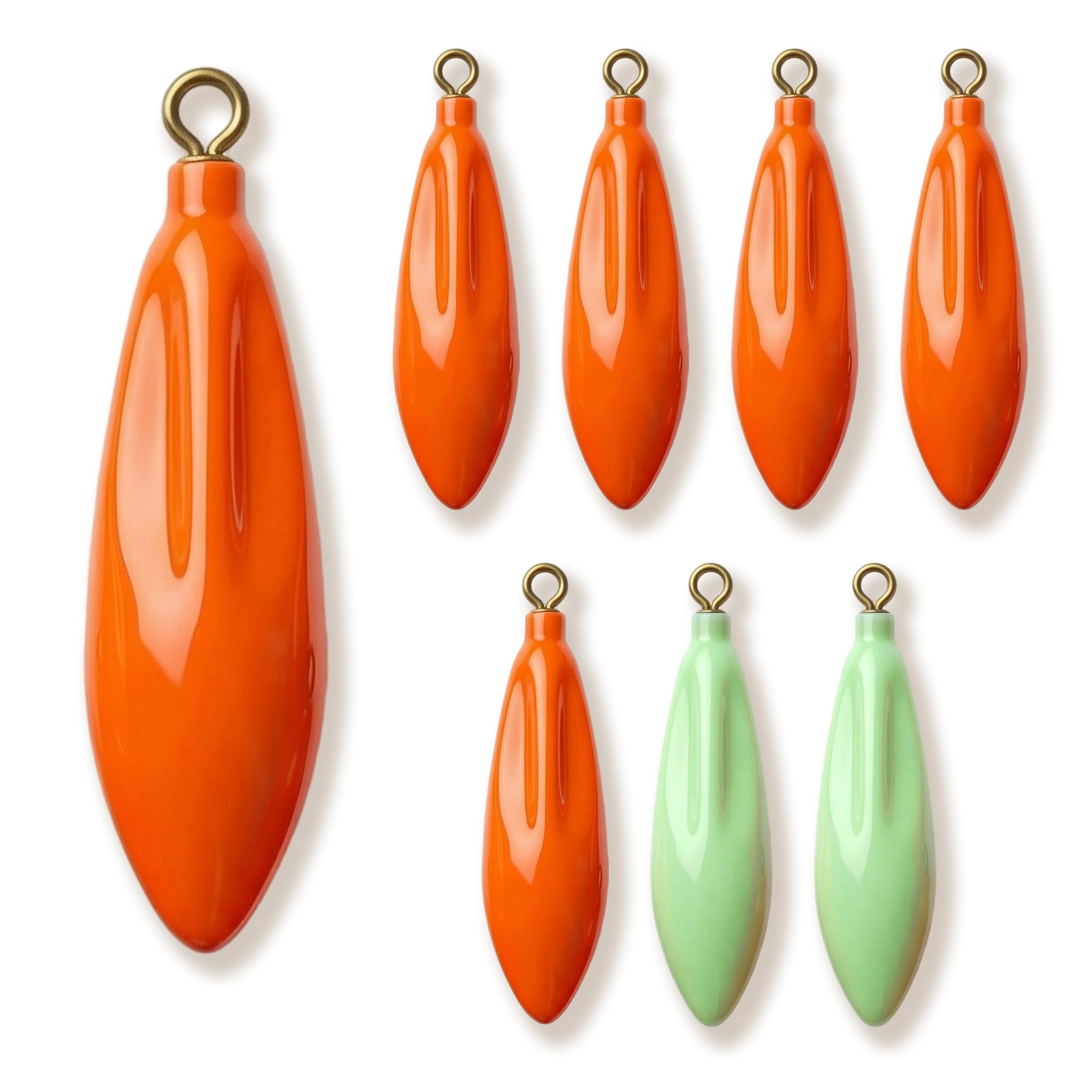 Poids de pêche Drop Shot profilé haute précision avec revêtement pivotant - 8