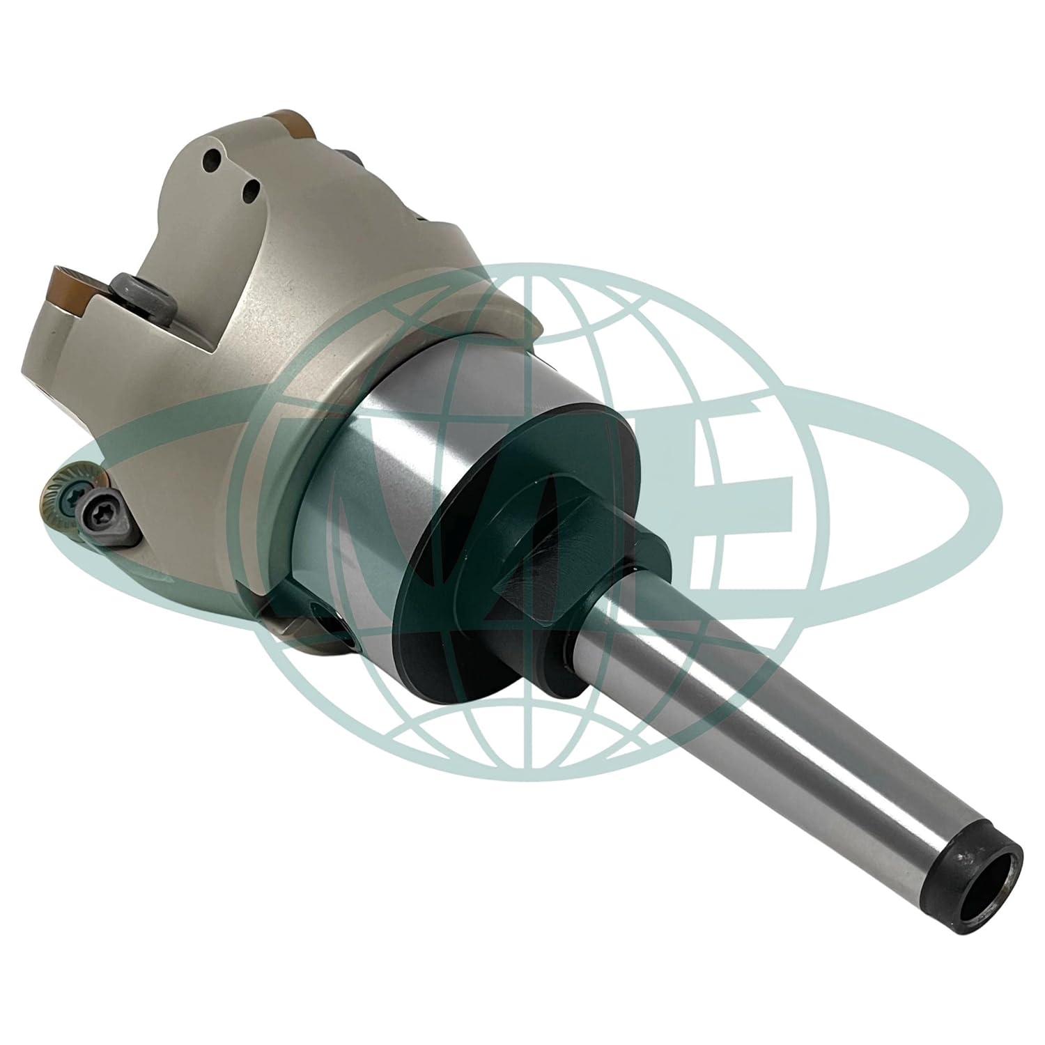 CME 3" 90° Indexable Face Mill w/ MT2 Arbor, RCKT1204 Inserts Included, 5 Flutes