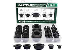 42Pcs Rubber Grommet Assortment Kit for Wiring Protection