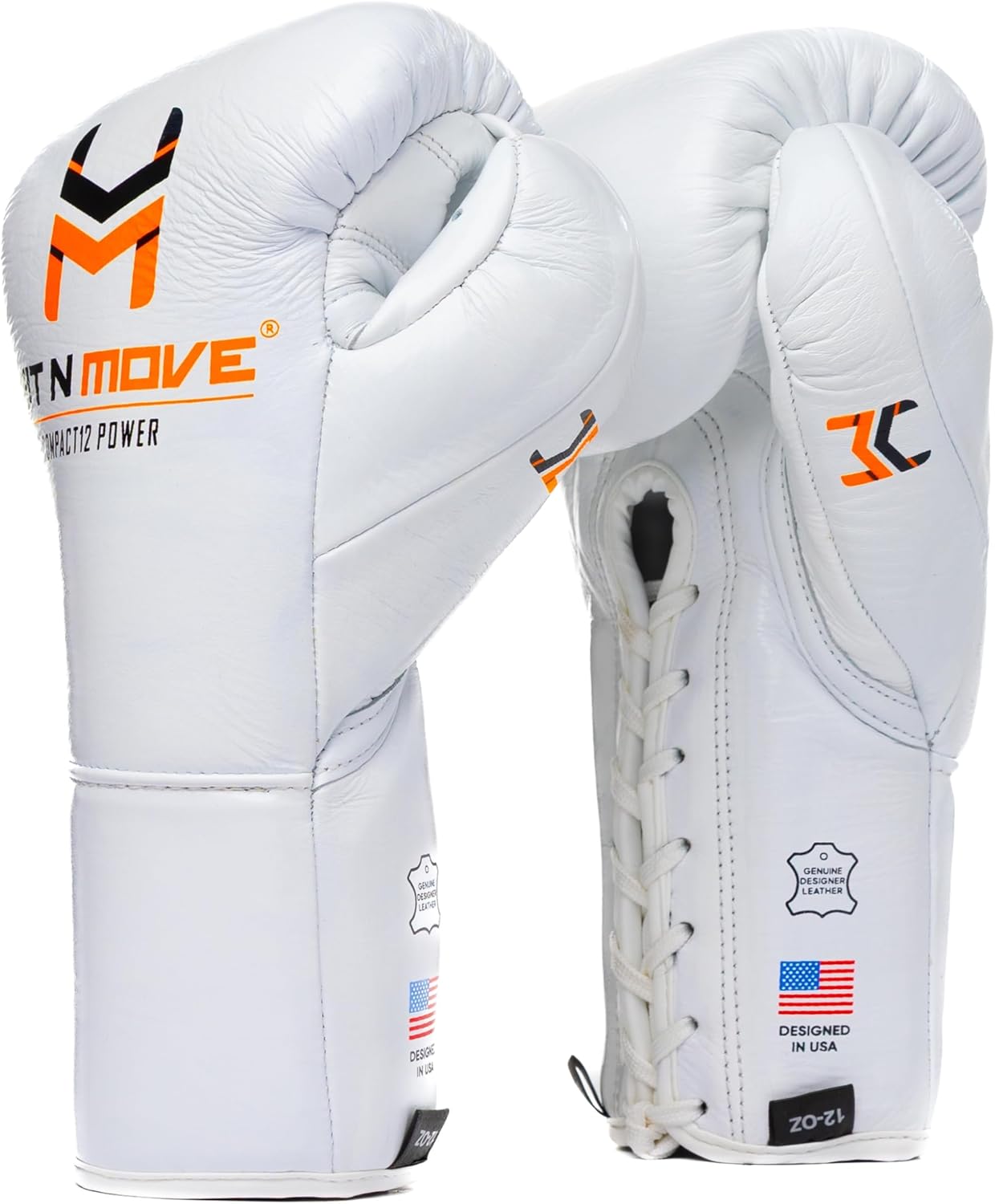 HIT N MOVE Compact 12 OZ Conditioning Boxing Gloves for Men & Women – Slim Fit Training Gloves for Bags, Pads & High-Intensity Work – Balanced Weight, Precision Feel, Small & Large Sizes