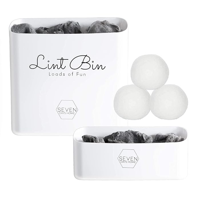 Buy Lint Bin for Laundry Room Organization Decor Farmhouse Laundry Room