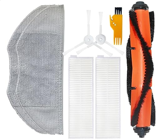Cepillo lateral principal Filtro Hepa Trapeador Piezas de repuesto compatibles con Xiaomi Mi Robot Aspirador-Mop Essential Mijia G1 Accesorios