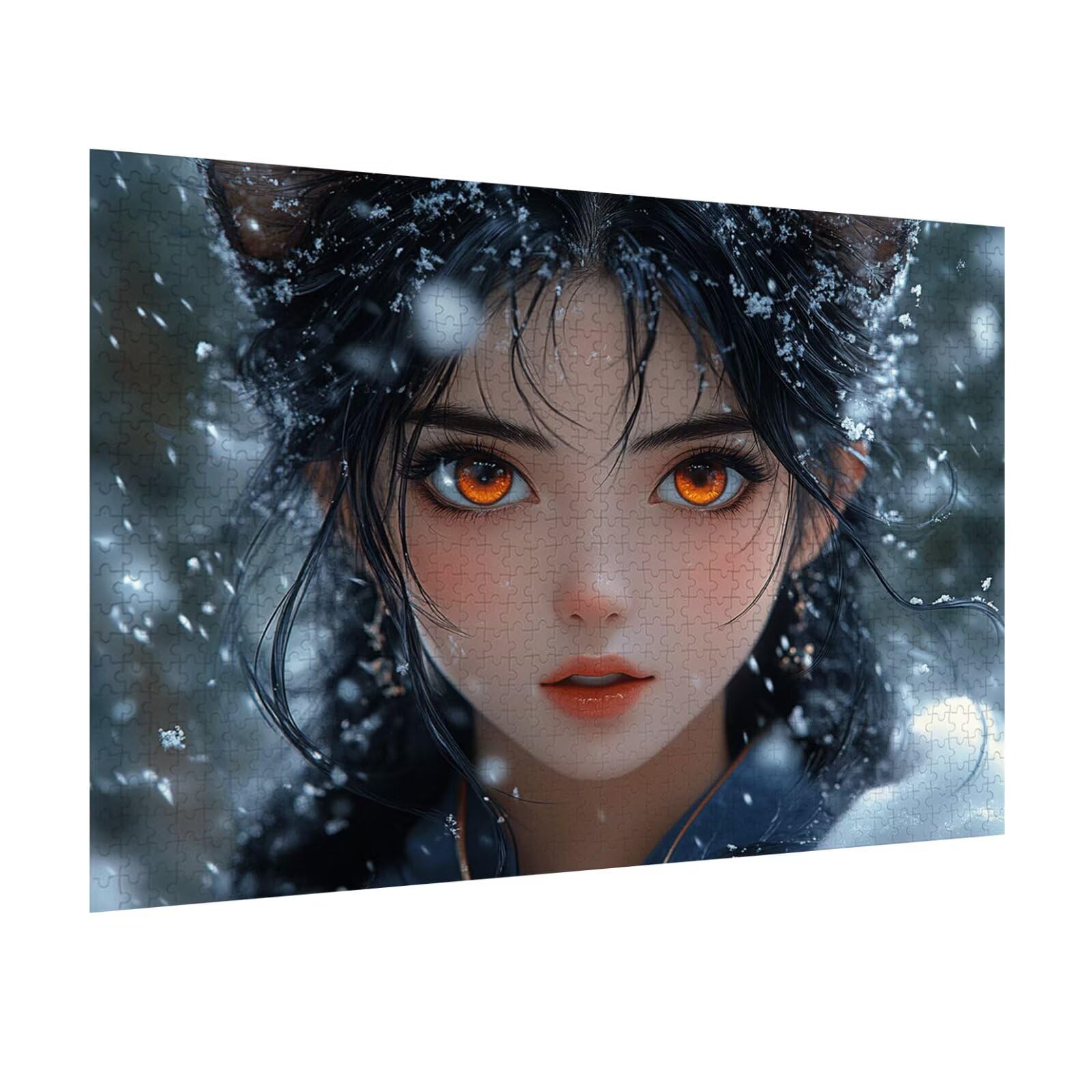 Puzzle 4000 Teile Mädchen Herausforderndes Klassische Puzzles, n-631 | Familienpuzzles, Entspannung Aktivitäten, Schwieriges Kunst Puzzle Winter, Impossible Herausforderndes, Geschenk für Frauen