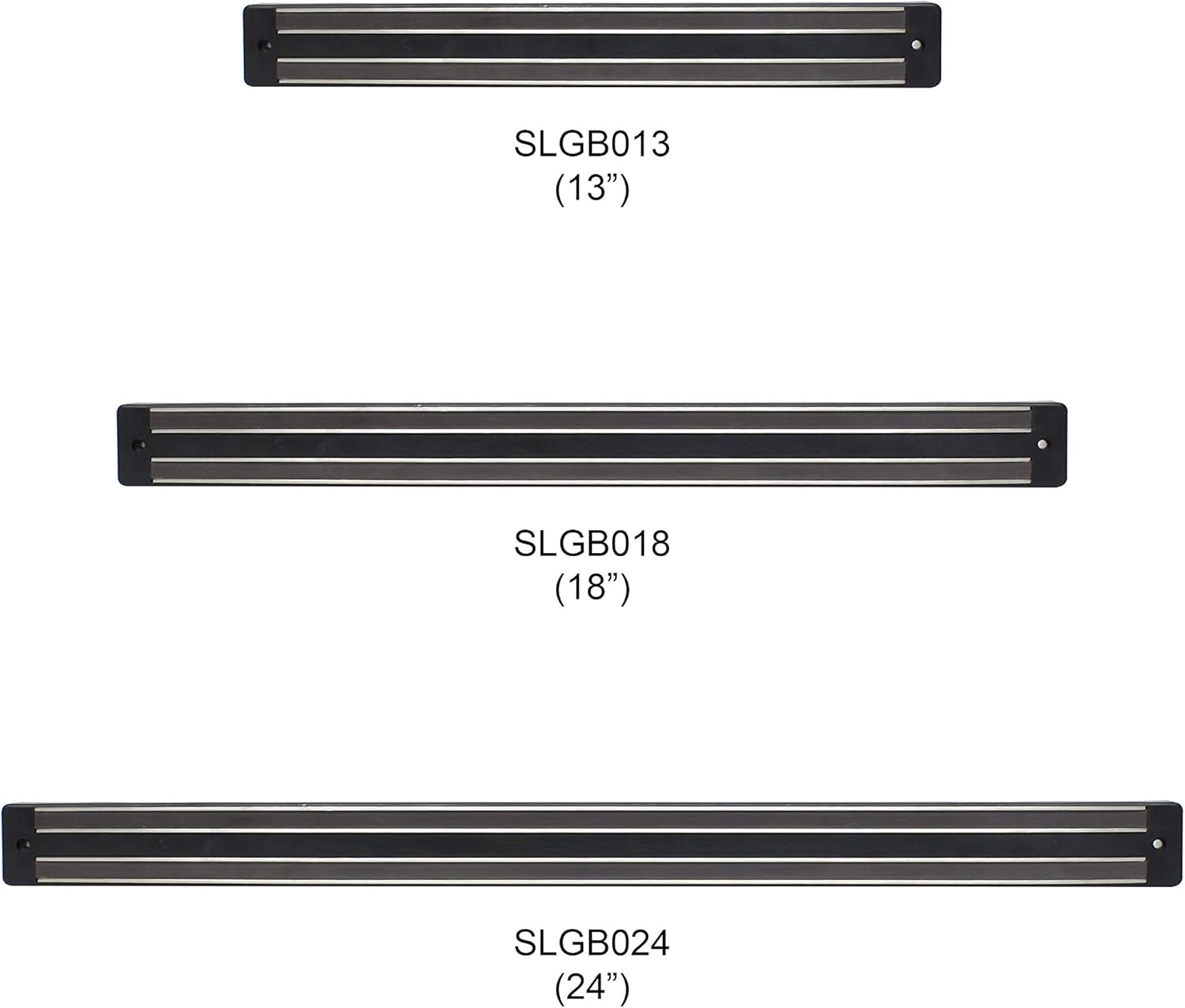 Thunder Group SLGB024 Magnetic Bar, 24-Inch, Black