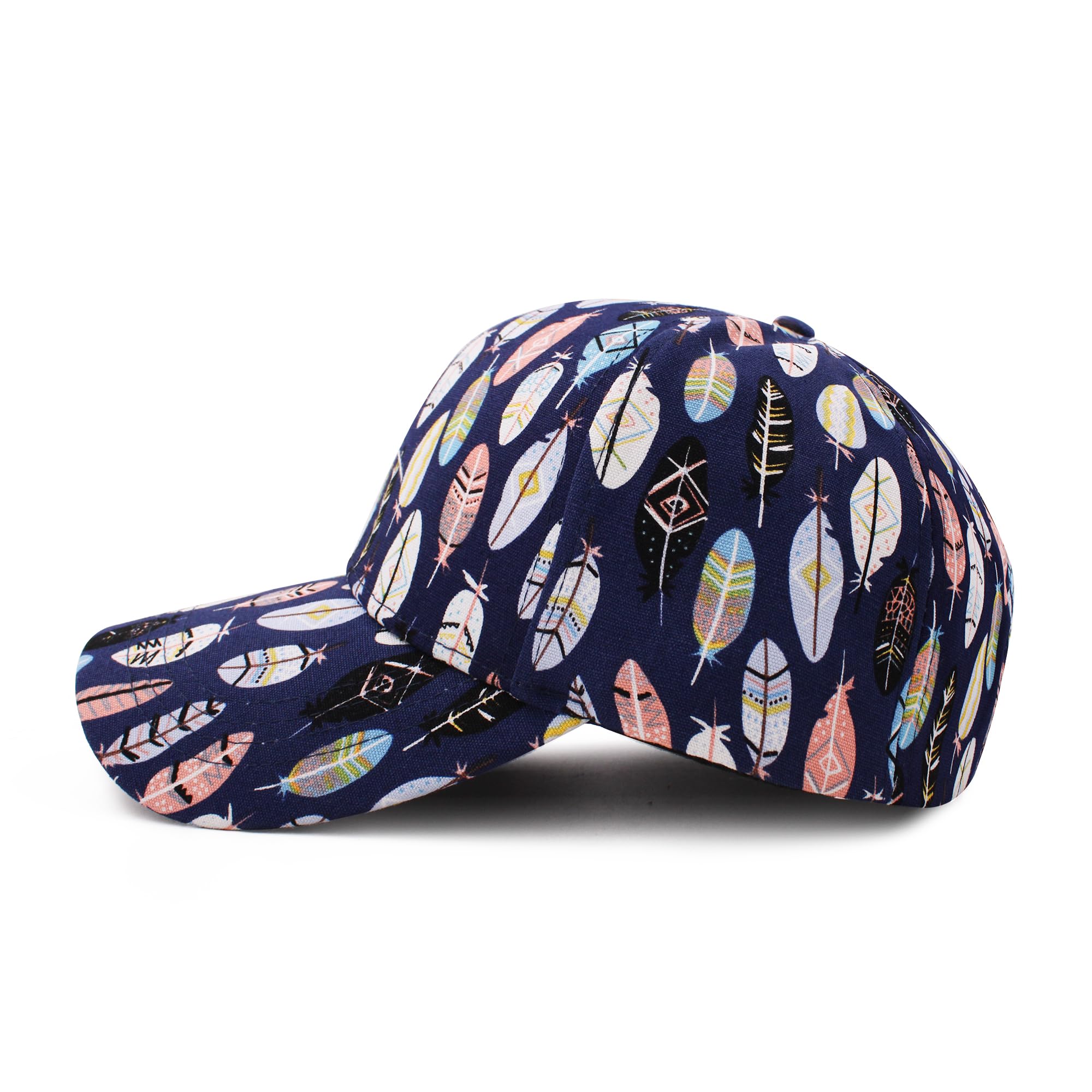 VRITRAZ Stylish Sun Protection Baseball Caps for Girls and Womens, Summer caps, Sports caps for Girls with Adustable Strap (Blue2) 3