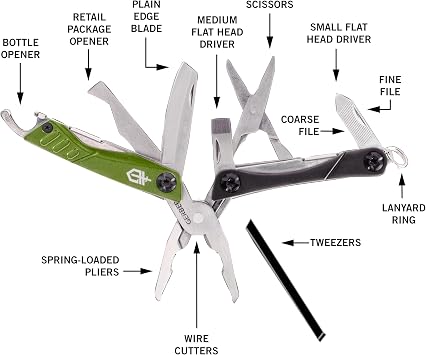 Gerber Dime Multi-Tool, Green 31-001132