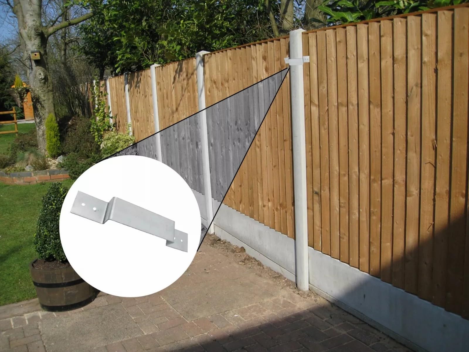 10 Pack Fence Post Security Brackets - Image 4