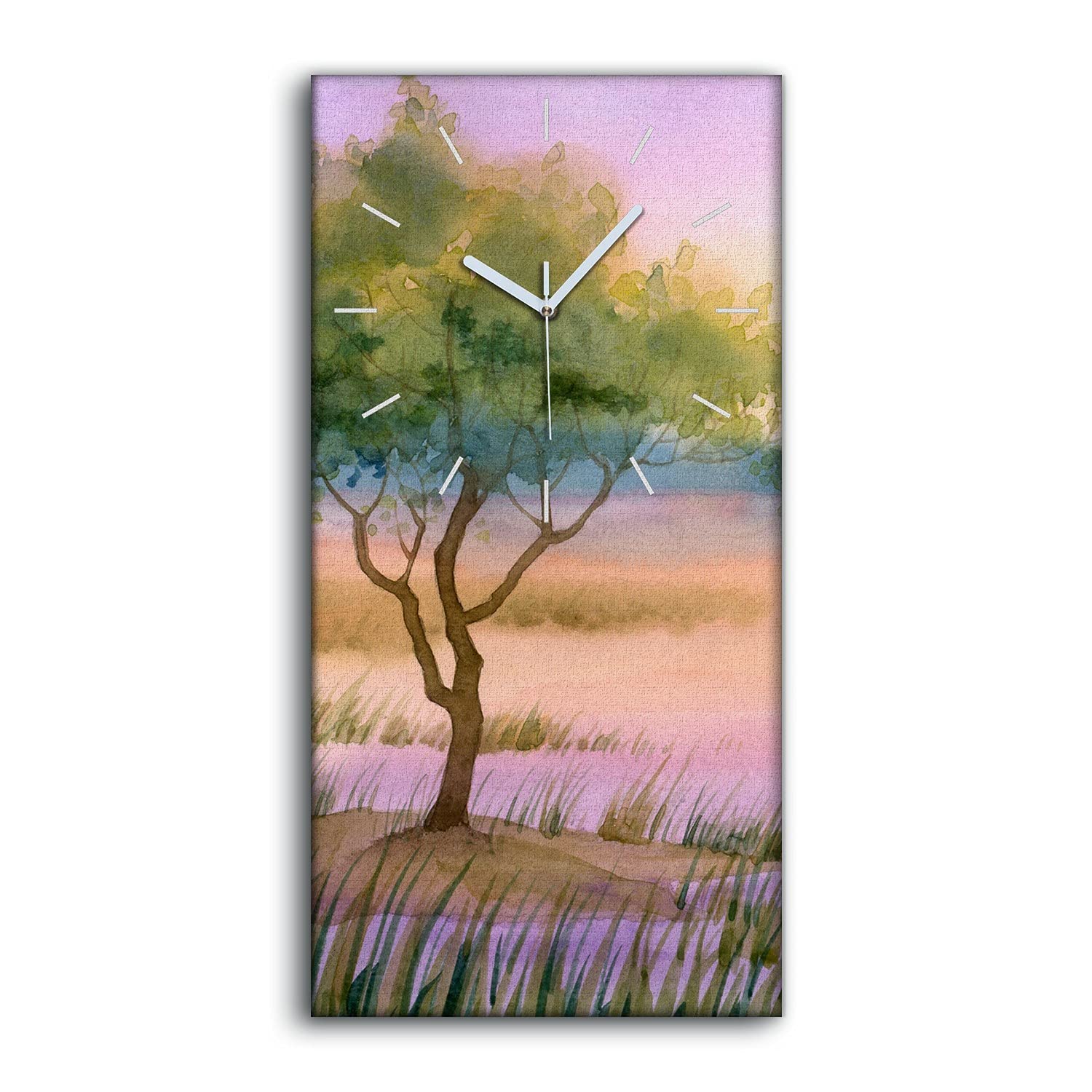 Horloge sur Toile silencieuse sans tic-tac pour dormir sereinement dans la chambre