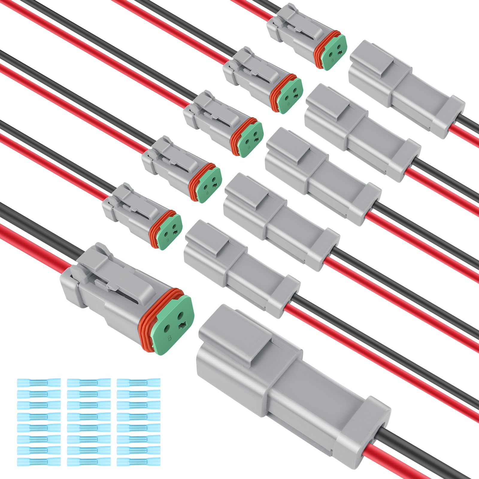 1 2 3 4 6 8 10 12 16 Pin Auto Impermeabile Connettore/Cavi