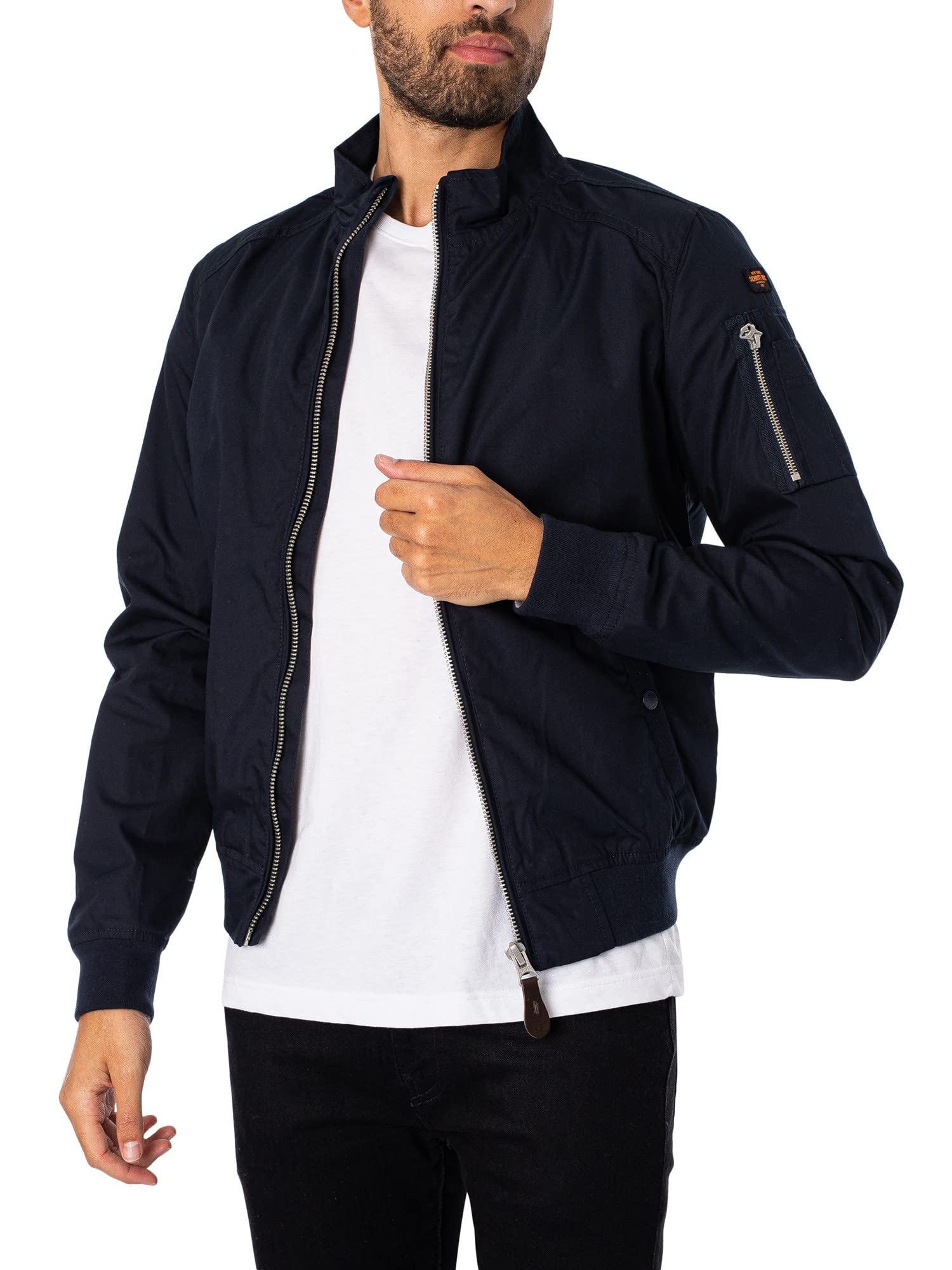 Schott NYC Men's Kenny Jacket Not Applicable, Blue (Navy Navy), Small