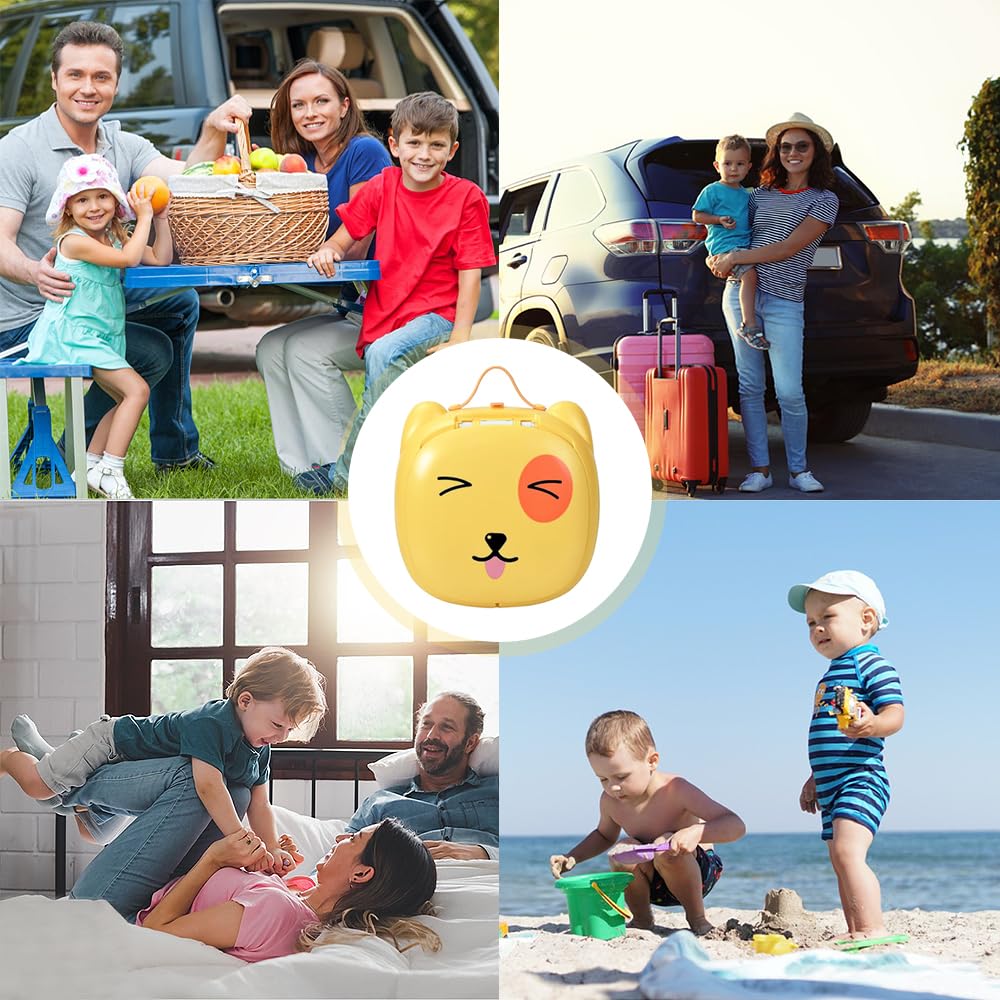 Toilettes Pliantes pour Enfants - Pot de Voyage Portable et Pliable - Siège de Toilette (Gelb)