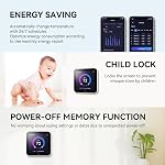 vine Programmable Thermostat for House with 4.0" Touch Screen, WiFi Smart Home Thermostat for AC and Heating, App/Voice Control, Valentine's Day Decorations, C-Wire Required, Grey