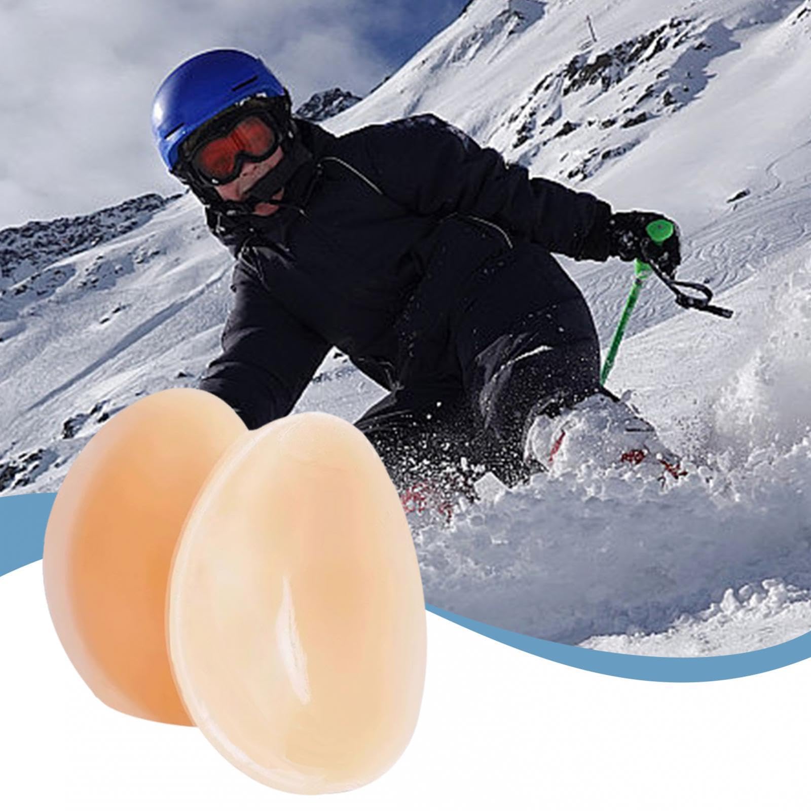 2 Rodilleras de Silicona Reutilizables para Deportistas, Ideales para Practicar Deportes Al Aire Libre como El Snowboard.
