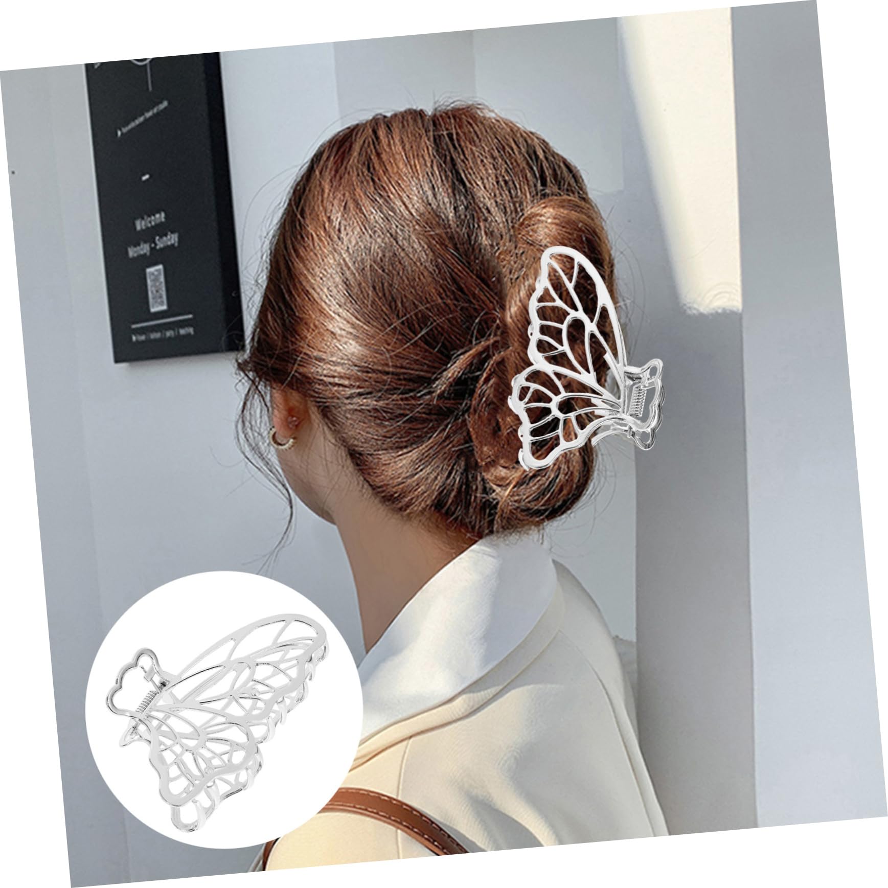 Healeved 25stücke Teiliges Haarklammern Aus Schmetterlings-haarclips Für Dickes Haar Rutschfeste Klammern Für Styling Und Alltag Geeignet Für Sport Büro Und Partys