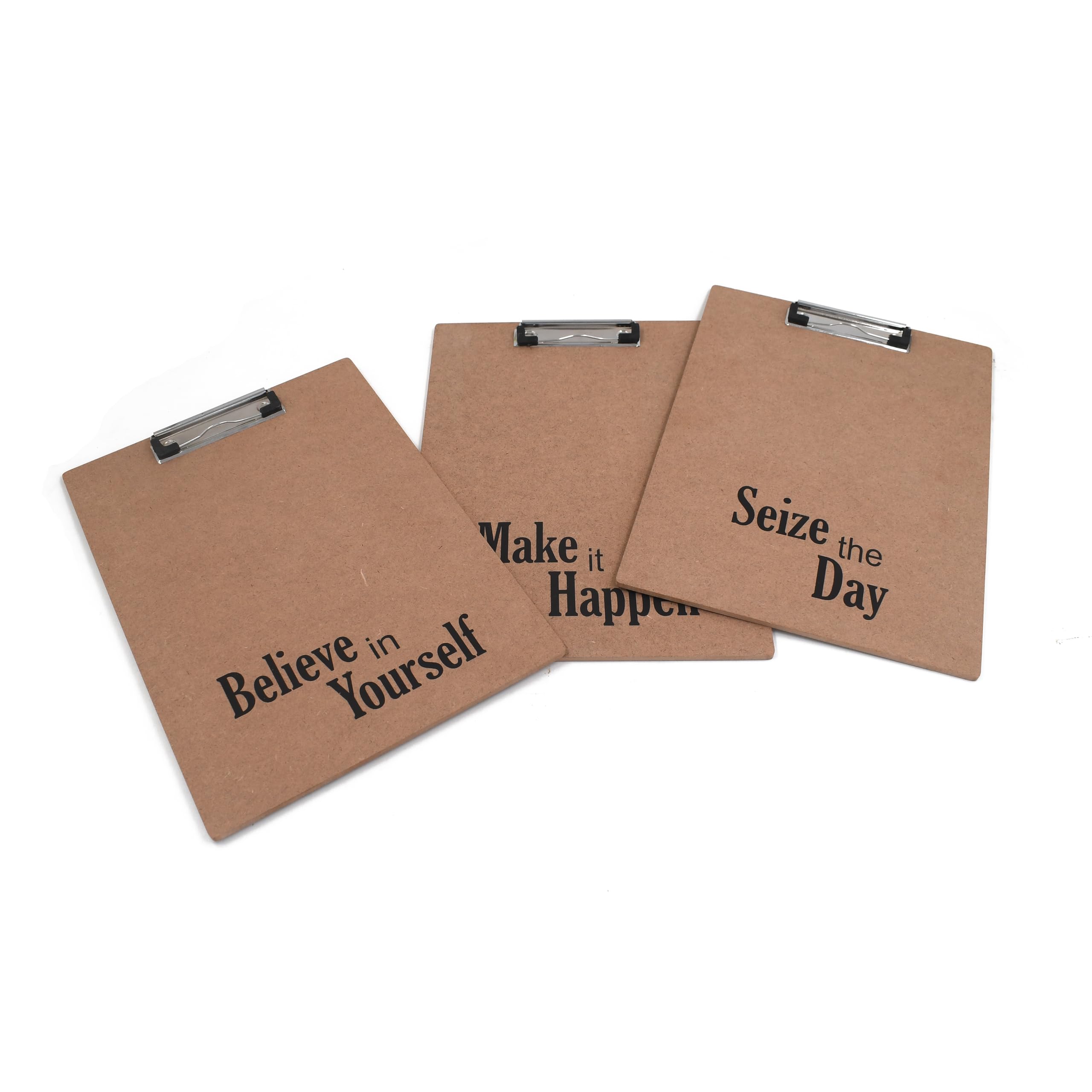 IVEI Lavagna con clip | Blocco da disegno e appunti | MDF A4 tinta unita – Set di 3 | Forniture (set da 2)