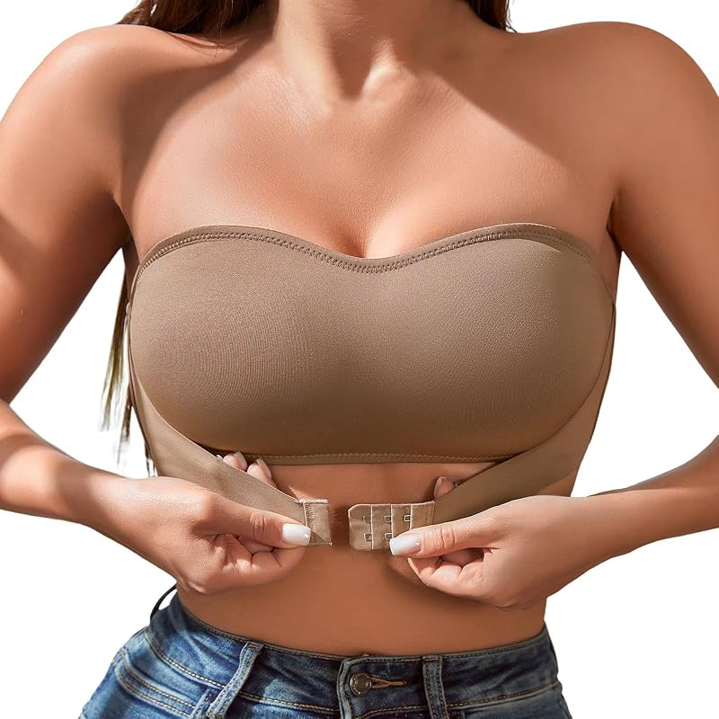 Women Front Closure Single Layer Wireless Bra (1pc) One Shoulder Sports Bra Set