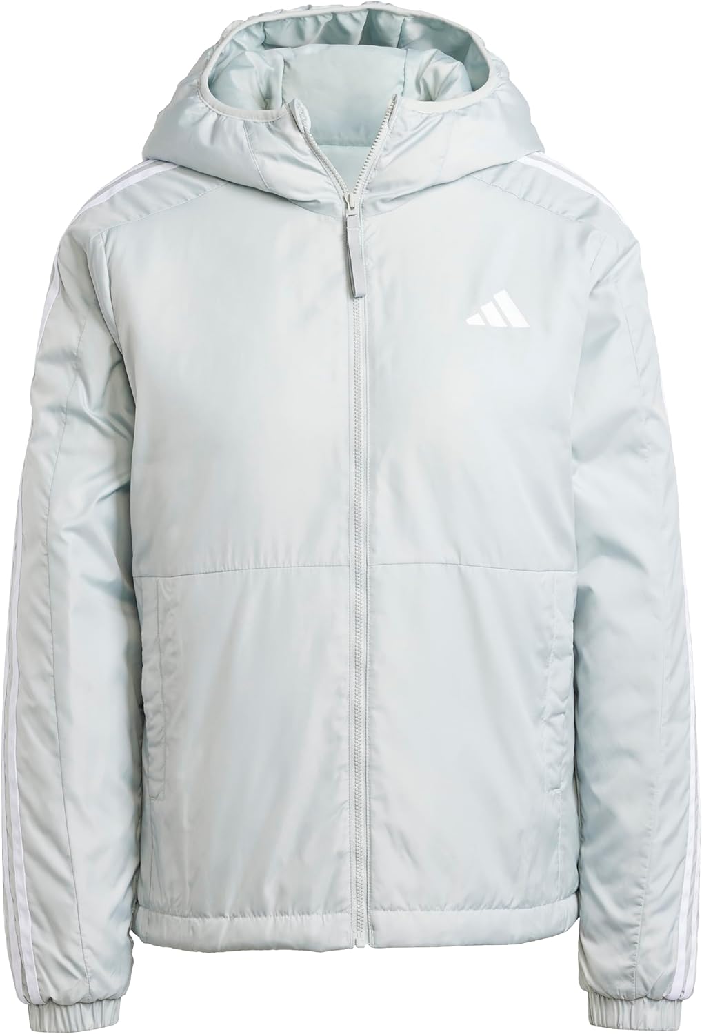adidas Women's Essentials 3-Stripes Insulated Hooded Jacket