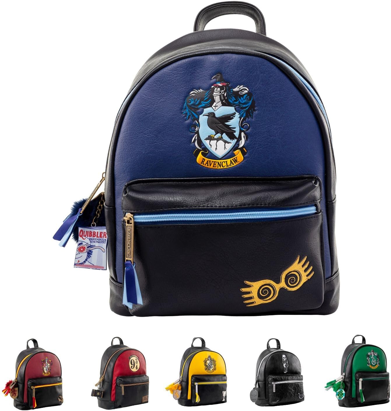 Zaini alla moda di Harry Potter: Grifondoro, Tassorosso, Corvonero e Serpeverde