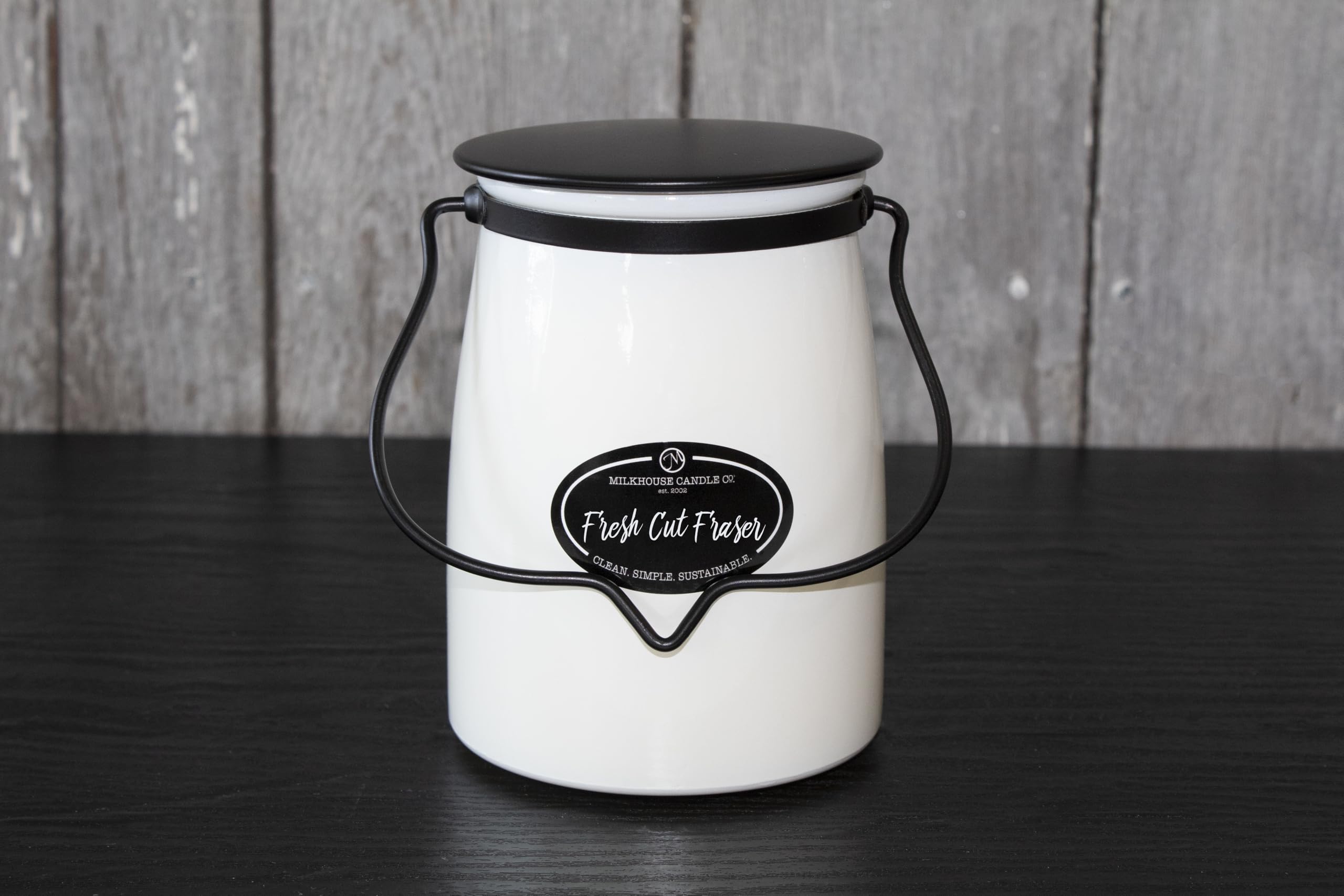 Milkhouse Candle Company, Creamery Glow Collection Sojakerze, Butterglas, Fraser, 625 ml