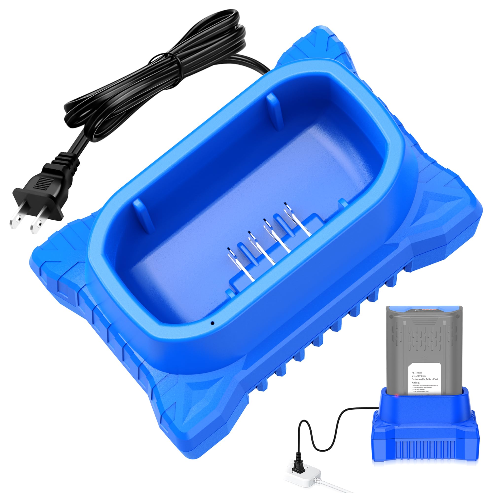 TPDL Mini Rapid Charger for Kobalt 40V Battery, for Kobalt 40V Max Battery KB440-03 KB2540C-06 KB640-03 KB240-06 KB640-06 KB245-06