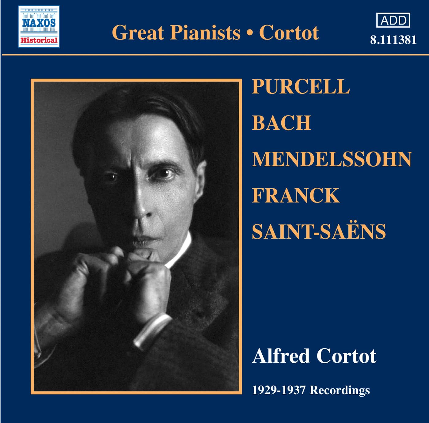 Alfred Cortot: 1929-1937 Recordings