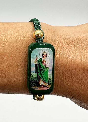 Miniatura 3 de RBN Pulseras de cuerda de San Judas, recuerdos de fiesta de comunión, recuerdos de bautismo, recuerdos para bautizo, quinceañera, comunión San Judas