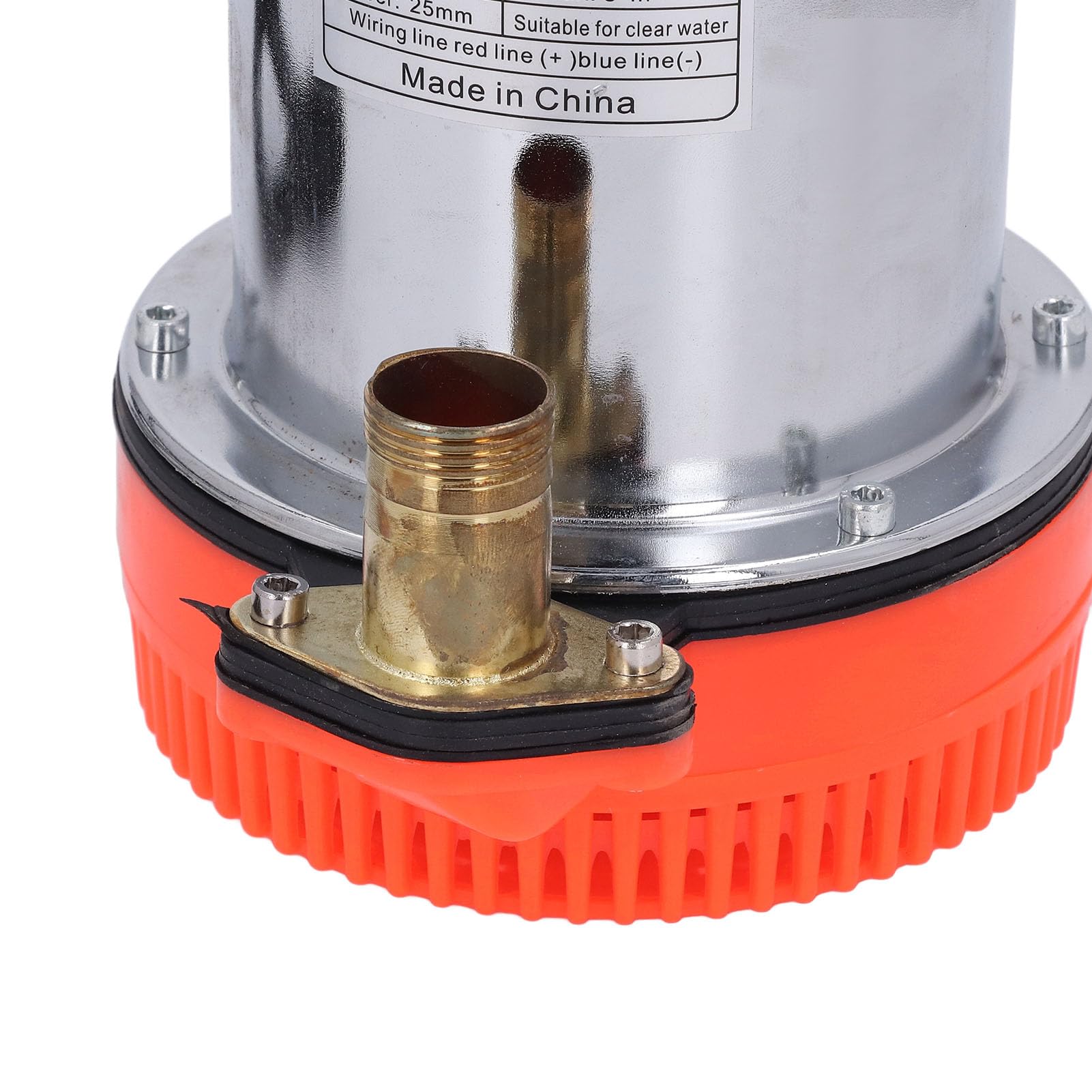 Fafeicy Pompa Sommersa DC12V 180W in Acciaio Inossidabile Pompa Booster per Pozzi da ³/h, per Pozzi Profondi Alimentata a Batteria Solare Foro di Uscita da 1 Pollice per Orticoltura, Stagno,