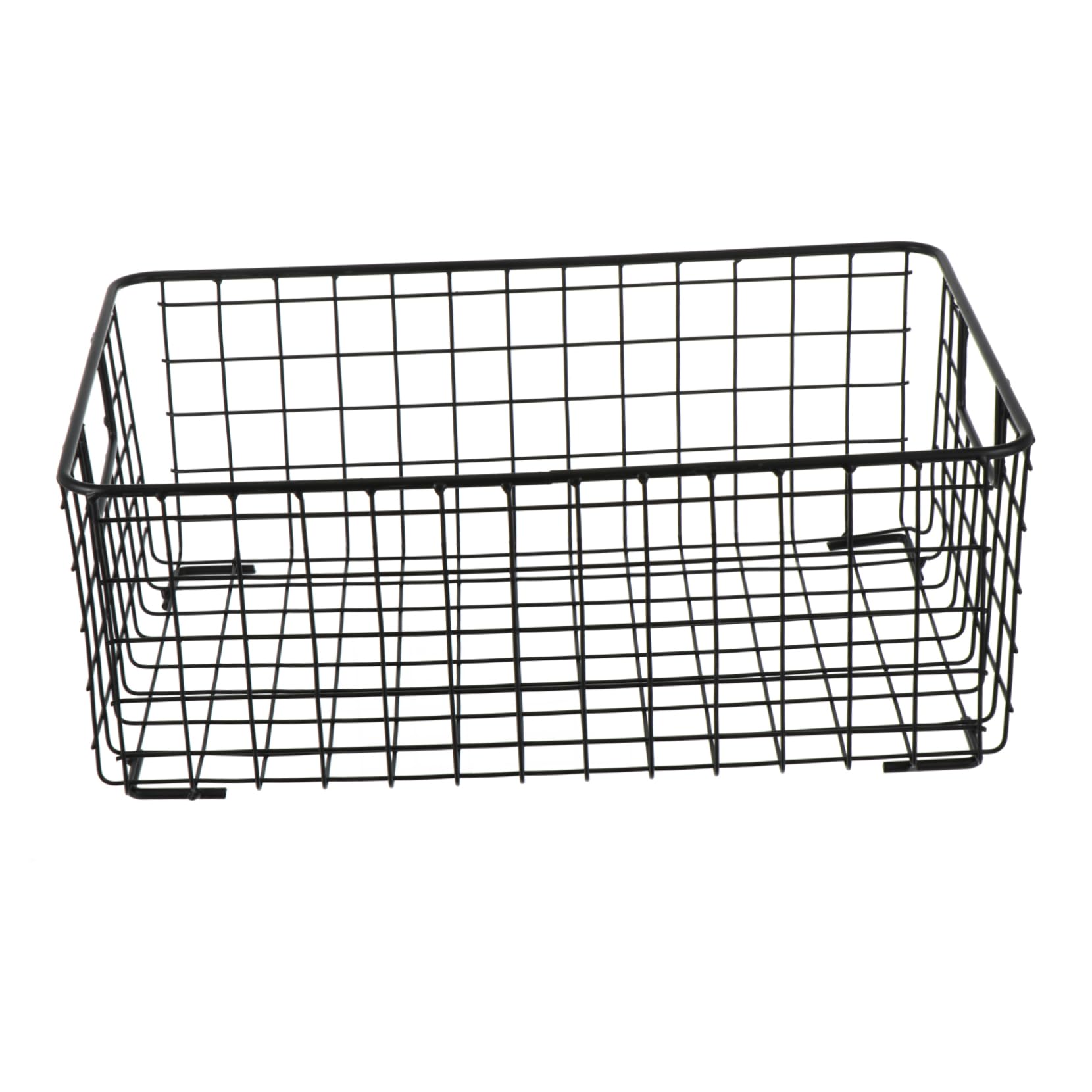 Cesto in Ferro Nero Design Semplice e Artigianato Delicato Porta Frutta e Snack per Organizzazione Cucina e Regalo Housewarming
