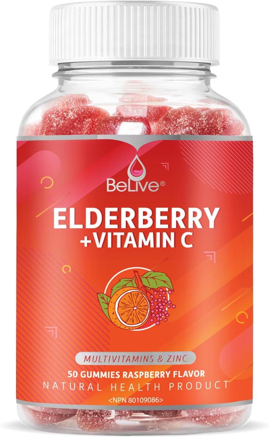 Amazon.com: BeLive Elderberry Gummies with Vitamin C, Propolis ...