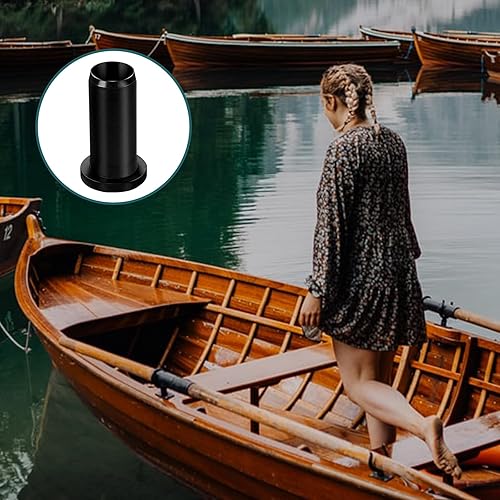 Miniatura 6 de Paquete de 4 insertos de zócalo de bloqueo de remo, buje de bloqueo de remo de 12 pulgada para protector de remo, hardware de barco,