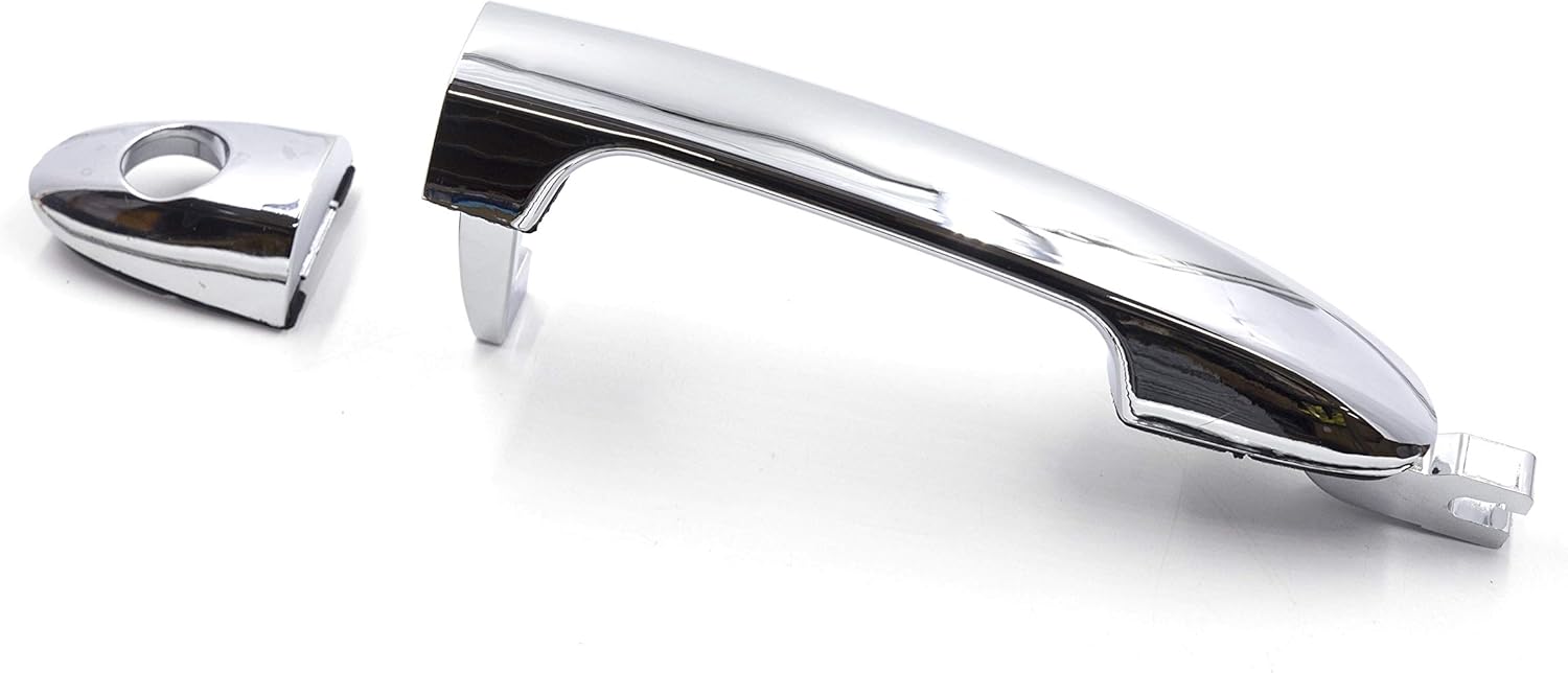 Set of 4 Front Rear Left Right Exterior Chrome Door Handle Set Compatible with Kia Spectra 2004 2009