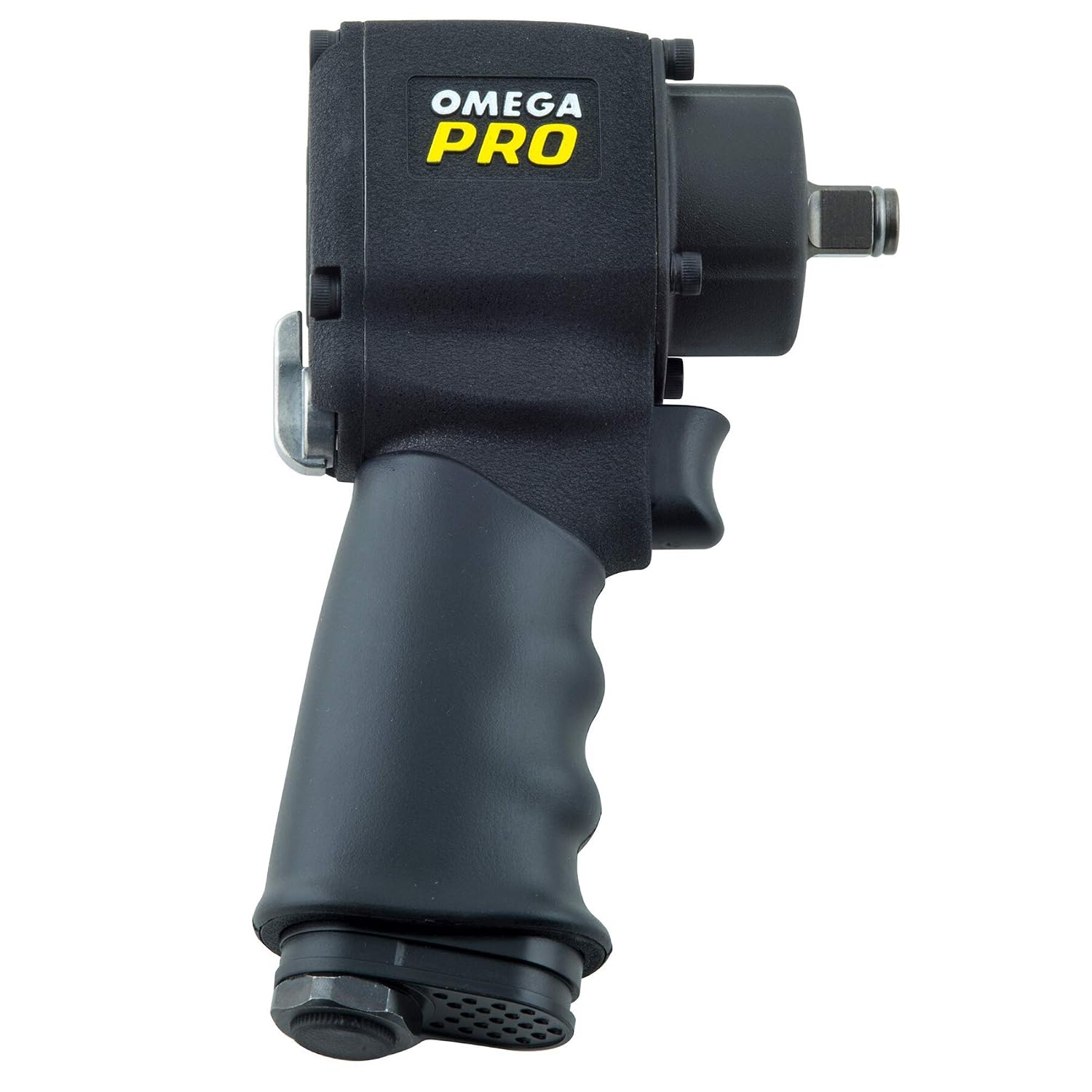 Omega Pro 82001 1/2 Inch Air Impact Wrench - Mini Pneumatic Compact Impact Gun 500 ft/lb