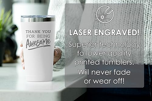 Miniatura 2 de Termo con texto Thank You for Being Awesome