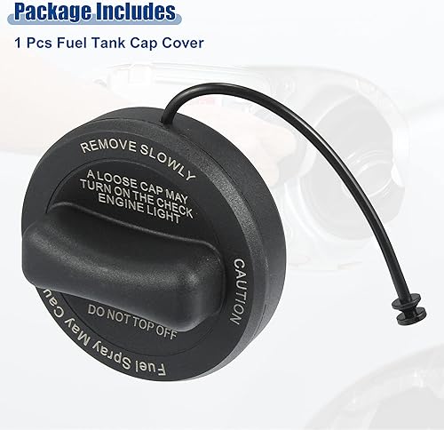 Miniatura 6 de ACROPIX Tapa de depósito de gasolina de repuesto para Mercedes-Benz NO. A2214700605 - Paquete de 1 unidad negra