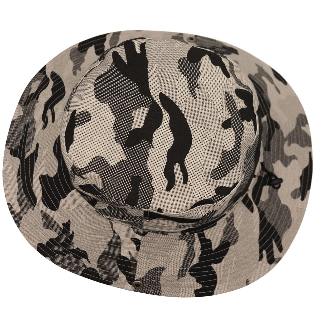 Herren-Sonnenhut, Tarnmuster, LSF 50+, breite Krempe, UV-Schutz, Safari-Hut, Unisex