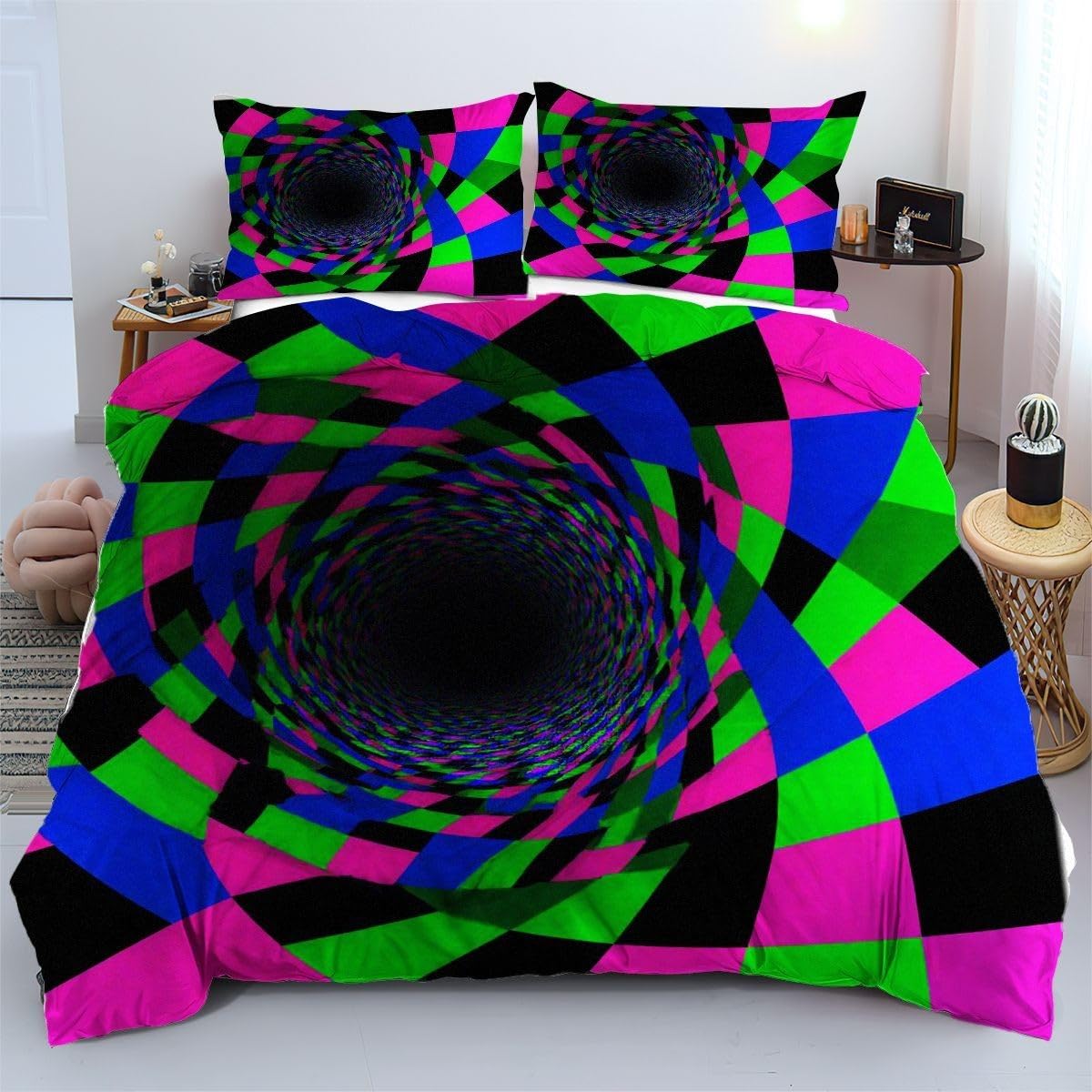 Linge de lit haute qualité 140x200 cm au tissage résistant durable