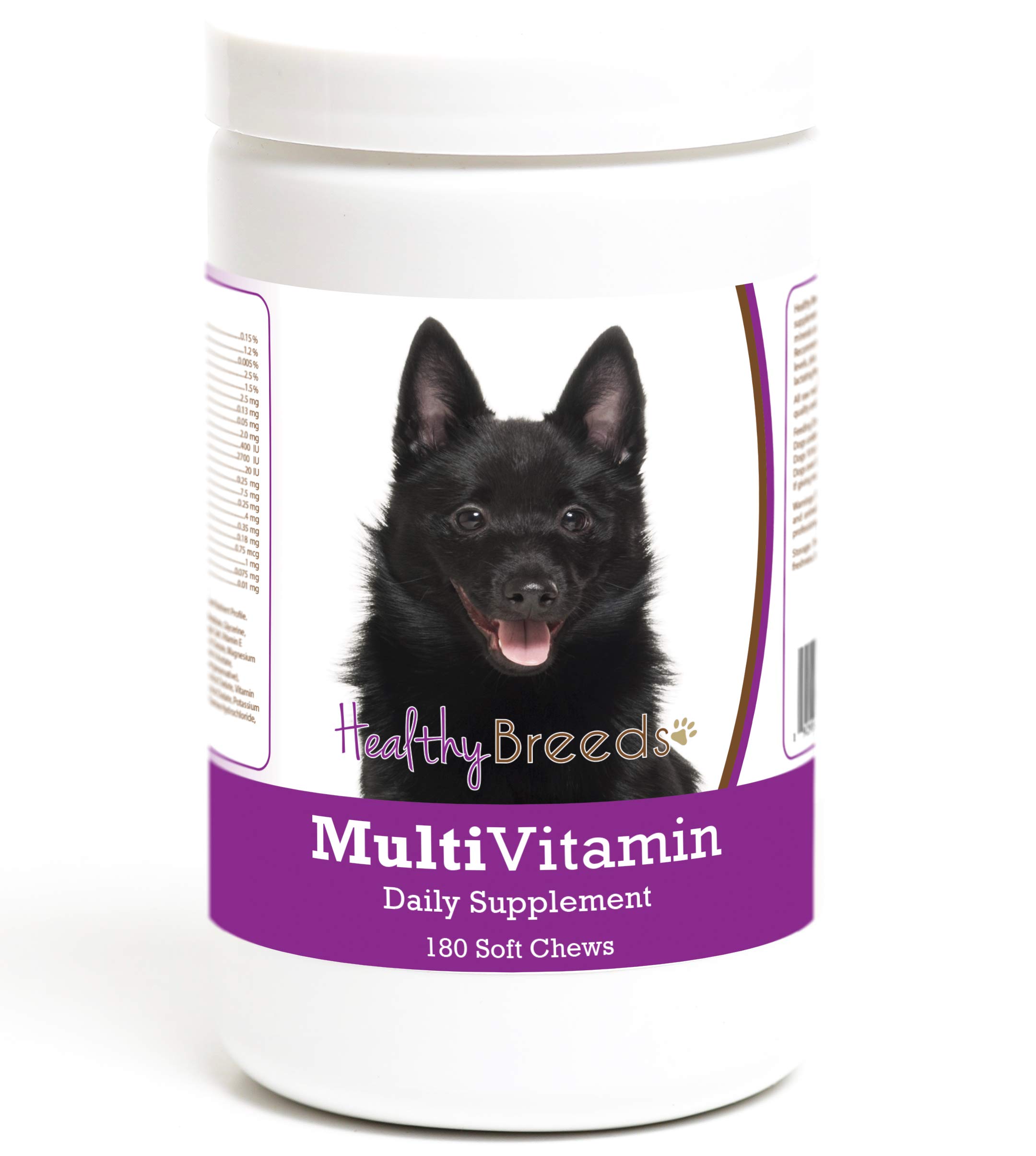 Healthy Breeds Schipperke Multivitamin Soft Chew for Dogs 180 Count