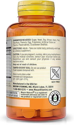 Miniatura 3 de MASON NATURAL Enzimas ultra digestivas a base de plantas con bromelina, lactasa, papaína y proteasa - Apoya la digestión saludable y puede reducir