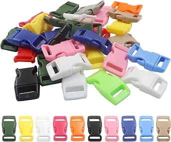 Plastic Curved Buckle 5/8 Inch Quick Release Contoured Clasps