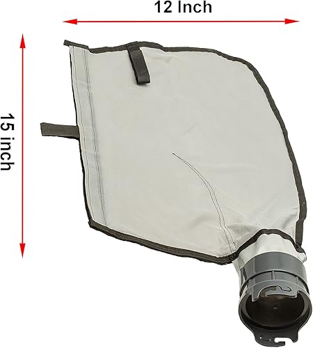 Miniatura 4 de ATIE Limpiador de piscinas Bolsa de malla fina gris con cierre de gancho y bucle para Pentair Kreepy Krauly Legend, Platinum Pool Cleaner Debris