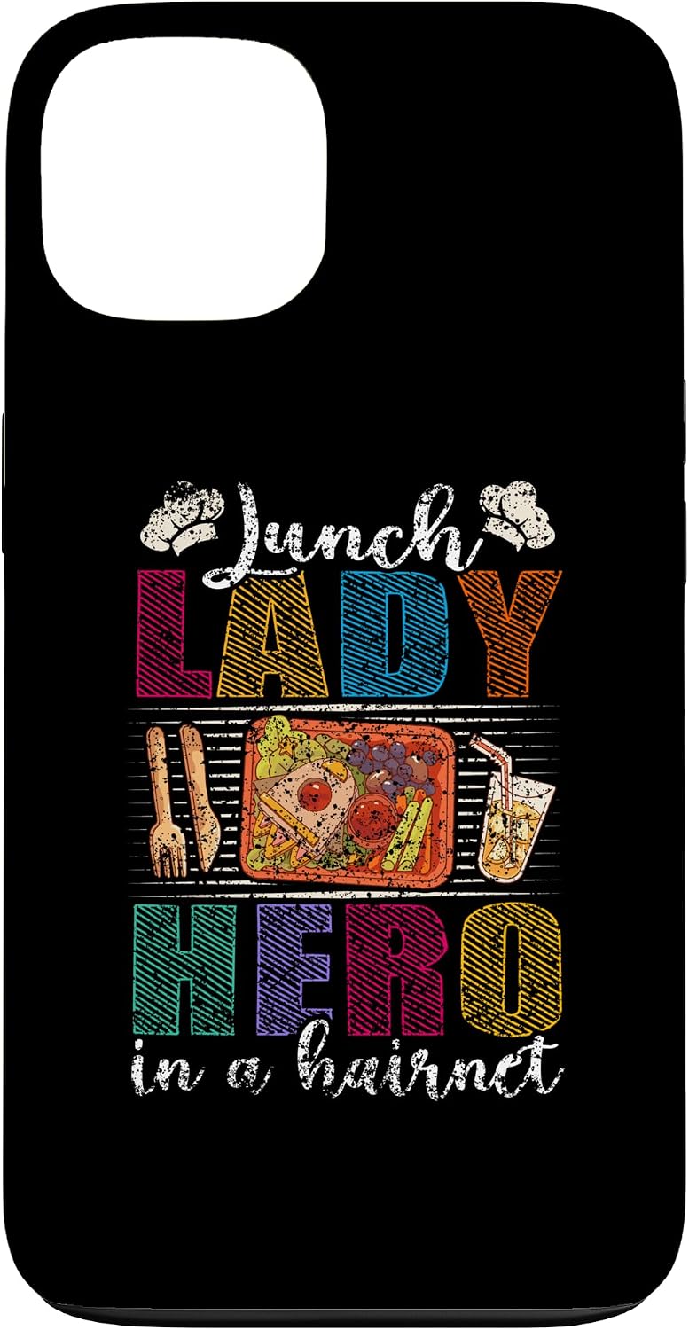 Lunch Lady Hero in A Hairnet School Ladies Cafeteria Worker Case for iPhone 13