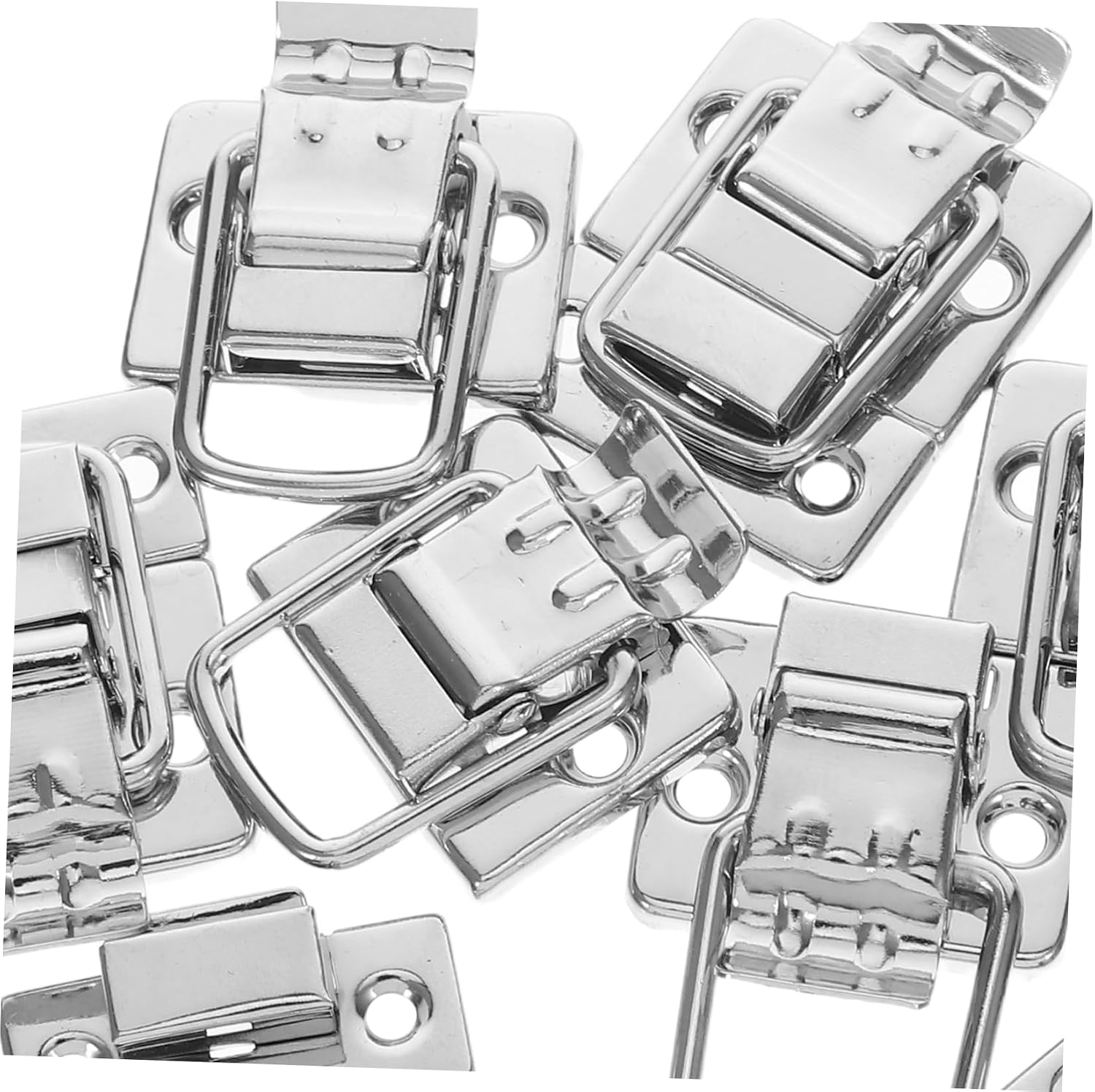 6pcs Retro Hasp Lock Latches with Screws Decorative Toggle Buckle for Jewelry Boxes Suitcases and Trunks Easy to Install Antique Hardware