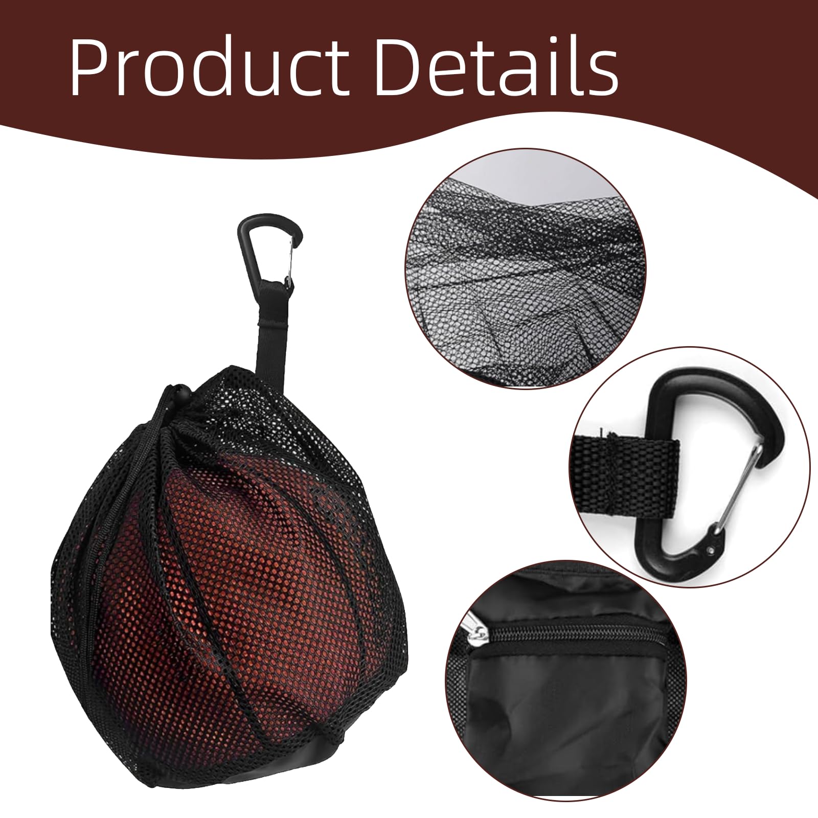 Balnet, Balnet Tas, Net Bal Tas, Polyester Opvouwbare Opslag Duurzaam Herbruikbaar Voor Voetbal Basketbal Rugby Lengte 12m Bevat 15 Ballen