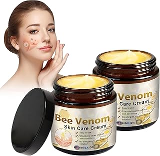 Crema para la piel de veneno de abeja, 2 piez...