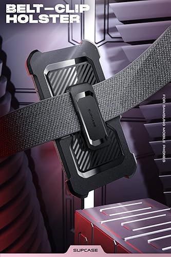 Miniatura 4 de SUPCASE Funda para Samsung Galaxy S22 Ultra con soporte, Unicorn Beetle Pro 2 marcos frontales Protector de pantalla integrado y clip para cinturón